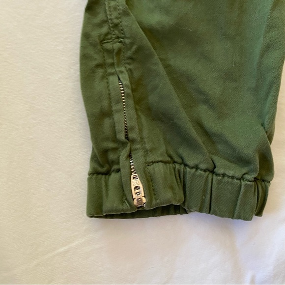 Mavi Ivy Mid Rise Slim Cargo Pants in Green Women's 30 - Picture 7 of 10